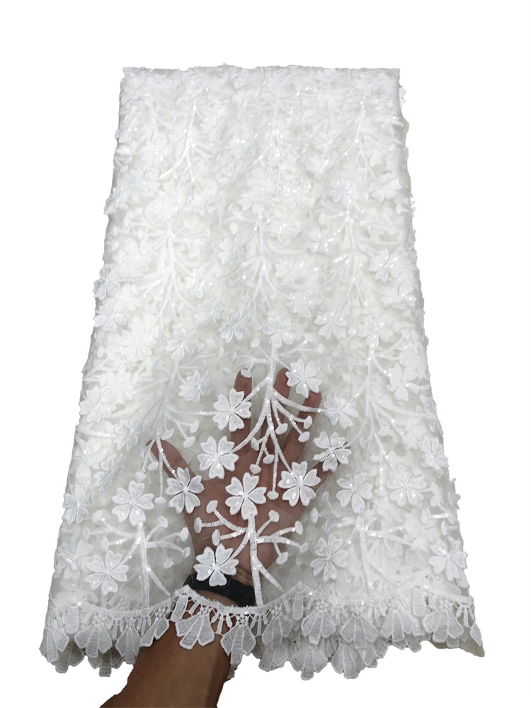 2023High Quality African Nigerian Lace Fabric Embroidery Tulle Pure Wedding Party Dress Guipure SequinsFor Net Cloth 5yards
2023High Quality African Nigerian Lace Fabric Embroidery Tulle Pure Wedding Party Dress Guipure SequinsFor Net Cloth 5yards
