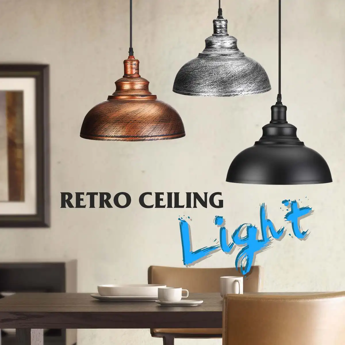 Vintage Pendant Lights Retro Industrial LightS Hanging Lamps for Ceiling E27 Dining Restaurant Room Lamp Industrial Lamp
Vintage Pendant Lights Retro Industrial LightS Hanging Lamps for Ceiling E27 Dining Restaurant Room Lamp Industrial Lamp