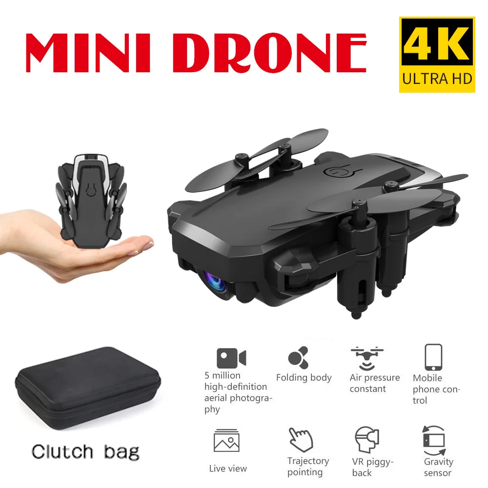 HJ03 Mini Folding Drone HD 4K Aerial Photography FPV Real-time Transmission Pocket Remote Control Quadcopter Toys Drone
HJ03 Mini Folding Drone HD 4K Aerial Photography FPV Real-time Transmission Pocket Remote Control Quadcopter Toys Drone