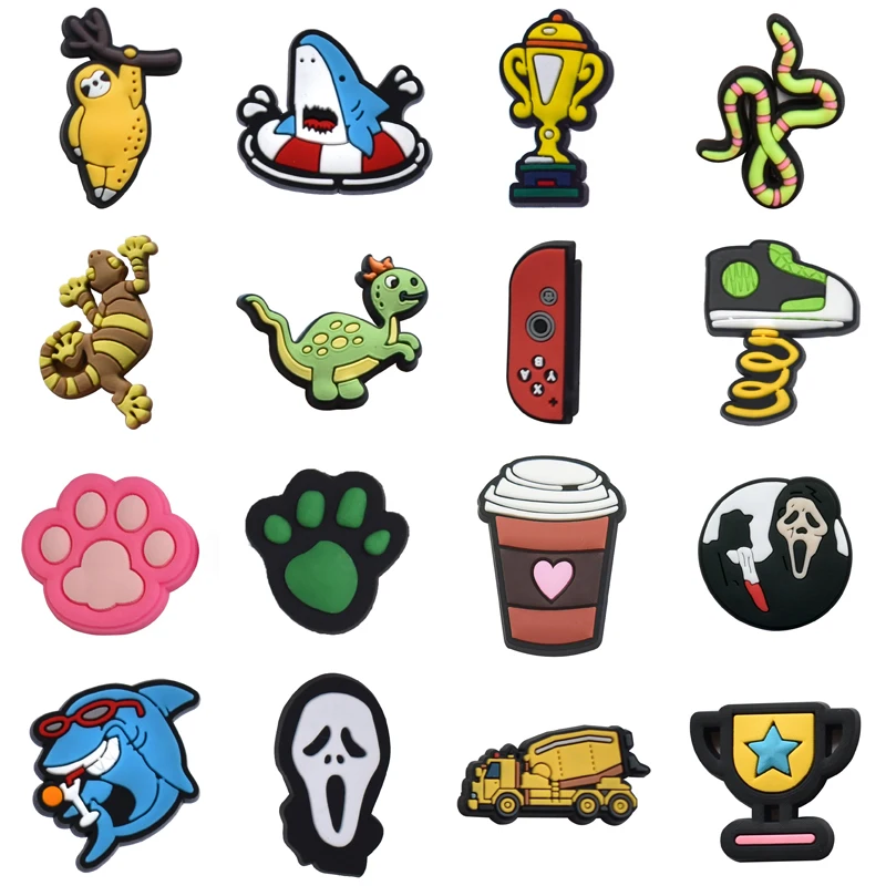 Hot Sales 1Pcs PVC Shoes Charms Accessories Fit Croc Sandals Wristband Garden Clog Buckle Decorations Boys Girls Party Gifts
Hot Sales 1Pcs PVC Shoes Charms Accessories Fit Croc Sandals Wristband Garden Clog Buckle Decorations Boys Girls Party Gifts
