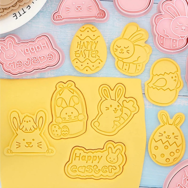 8Pcs/set Easter Cookie Cutters 3D Rabbit Egg Cartoon Bunny Molds Baking Tools Easter Party DIY Decorating Baking Cooking Tools
8Pcs/set Easter Cookie Cutters 3D Rabbit Egg Cartoon Bunny Molds Baking Tools Easter Party DIY Decorating Baking Cooking Tools