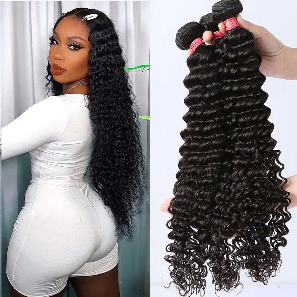 Brazilian Hair Weave Bundles Raw Curly Human Hair Bundles 28 30 32 Inch Water Deep Wave Bundle Remy Extensions 1 3 4 Bundles
Brazilian Hair Weave Bundles Raw Curly Human Hair Bundles 28 30 32 Inch Water Deep Wave Bundle Remy Extensions 1 3 4 Bundles