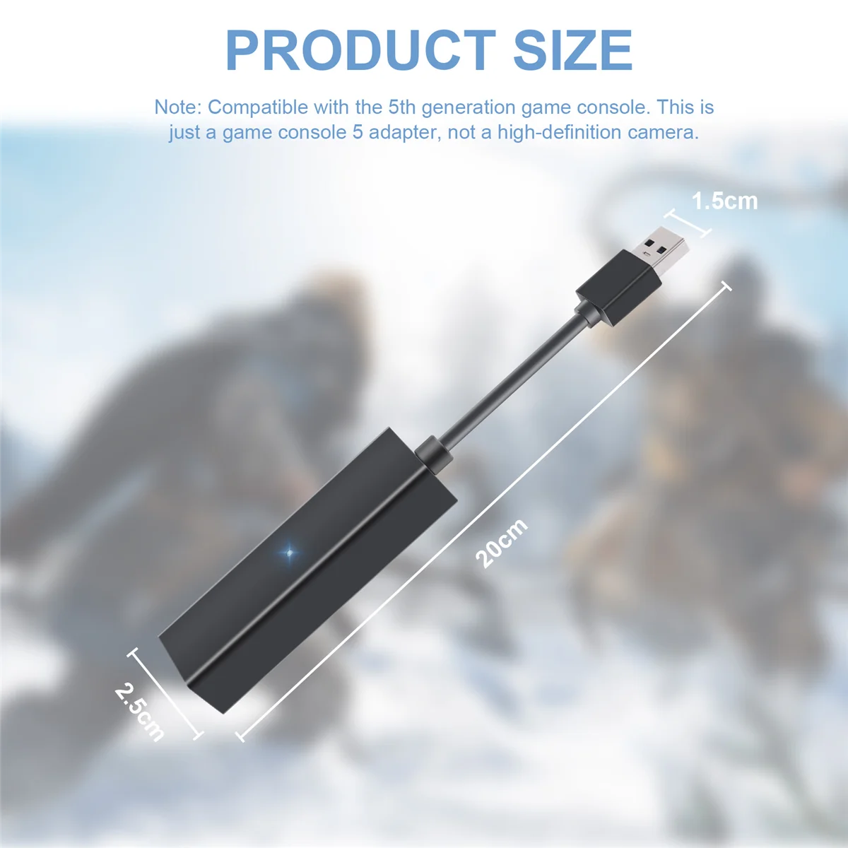 For VR Adapter Cable Mini Camera Adapter Connector for VR Adapter Connector Accessories
For VR Adapter Cable Mini Camera Adapter Connector for VR Adapter Connector Accessories