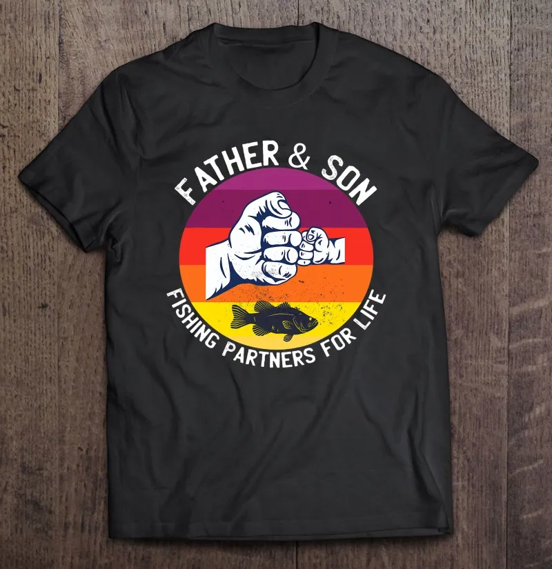 Мужская футболка с рисунком отца сына, рыбалки, партнера за жизнь, саркастическая футболка на День отца, футболка с графическим рисунком 
Мужская футболка с рисунком отца сына, рыбалки, партнера за жизнь, саркастическая футболка на День отца, футболка с графическим рисунком