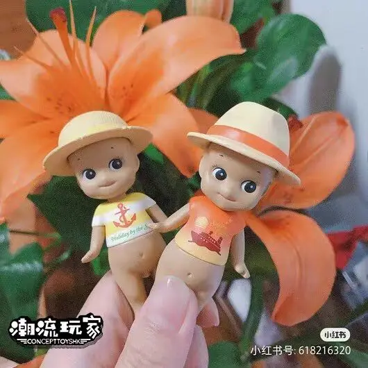 

Sonny Angel Blind Box Summer Series Caribbean Sea Version Cute Doll Surprise Box Mini Figure Desk Model Ornament Girls Gift Toy