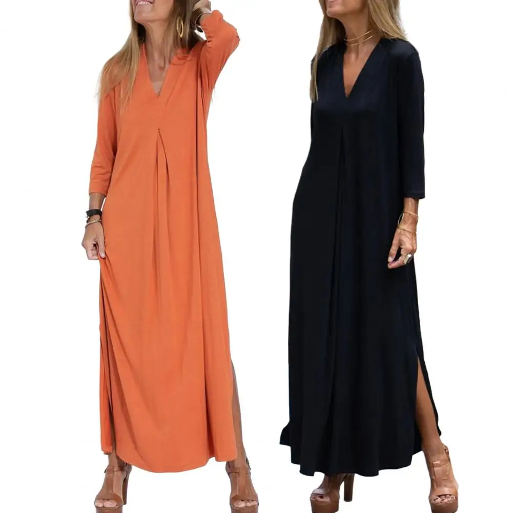 Chic Summer Robe Dress Pleated Loose Large Hem Lady Dress Casual Women Vest Dress Women Garment
Chic Summer Robe Dress Pleated Loose Large Hem Lady Dress Casual Women Vest Dress Women Garment