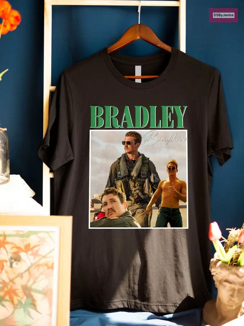 Miles Teller Shirt Tom Cruise Maverick Shirt Bradley Rooster Bradshaw Shirt Top Gun Nick Goose Bradshaw Shirt
Miles Teller Shirt Tom Cruise Maverick Shirt Bradley Rooster Bradshaw Shirt Top Gun Nick Goose Bradshaw Shirt