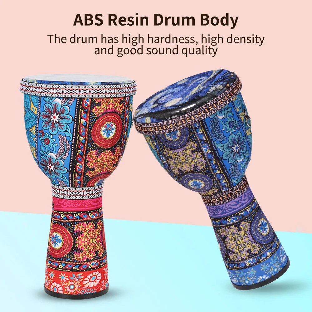 African Hand Drum 8 Inch PVC Portable Djembe Drum Carbon Fiber Ultra-light Tuning-free Percussion Instrument for Beginners
African Hand Drum 8 Inch PVC Portable Djembe Drum Carbon Fiber Ultra-light Tuning-free Percussion Instrument for Beginners