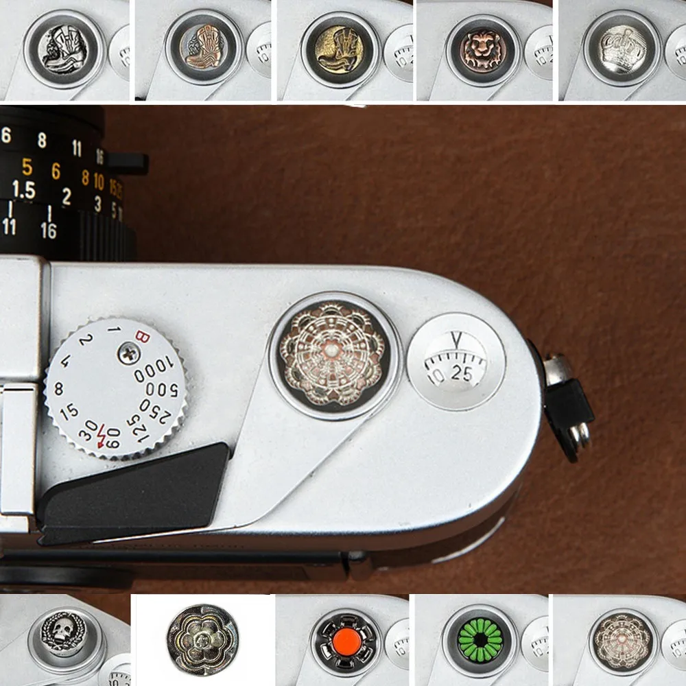 

For Leica Rolleiflex Hasselblad Fuji Cameras Metal Camera Shutter Release Button
