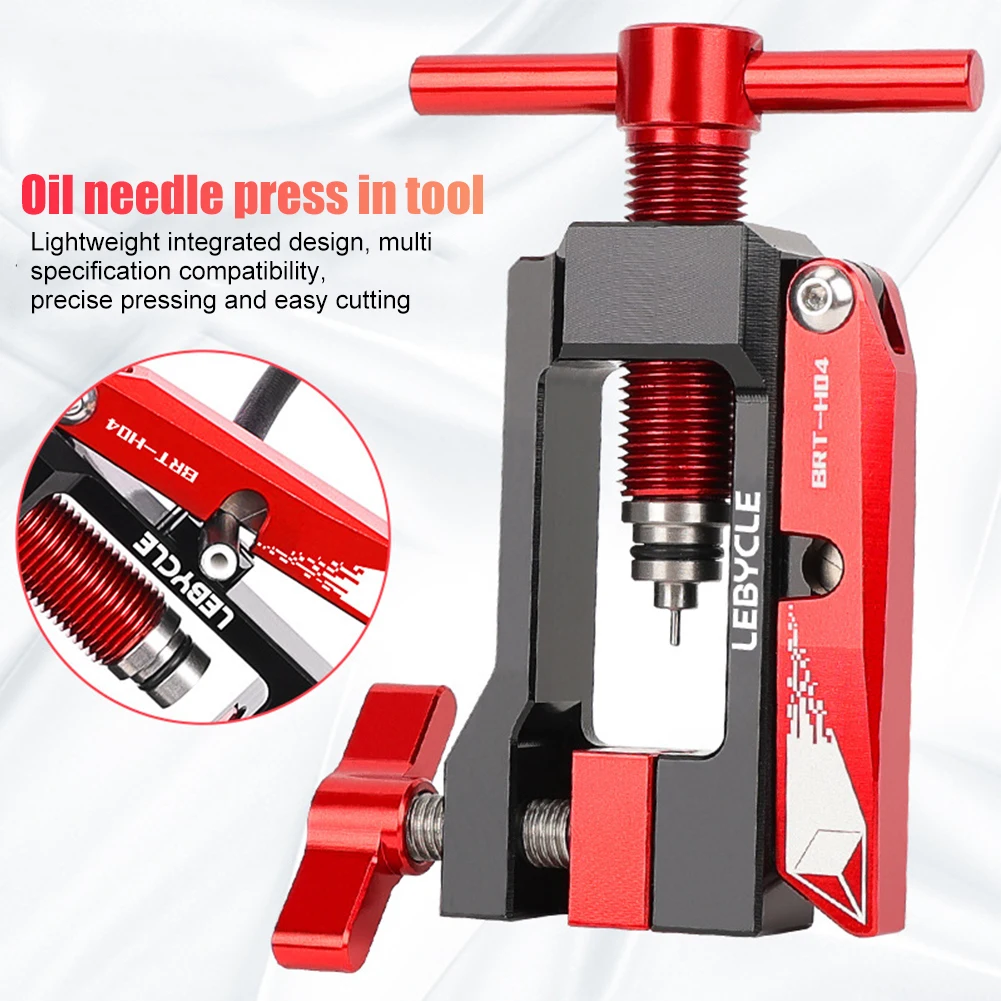 LEBYCLE Bicycle Oil Needle Installation Tool Aluminum Alloy Bicycle Needle Driver Bike Accessories Replacement Cycling Equipment
LEBYCLE Bicycle Oil Needle Installation Tool Aluminum Alloy Bicycle Needle Driver Bike Accessories Replacement Cycling Equipment