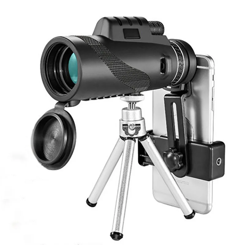 HD Monocular 40x60 Professional Portable Bak4 Mobile Phone Telescope Lens Long Range Zoom Monocular For Outdoor Birding Camping
HD Monocular 40x60 Professional Portable Bak4 Mobile Phone Telescope Lens Long Range Zoom Monocular For Outdoor Birding Camping