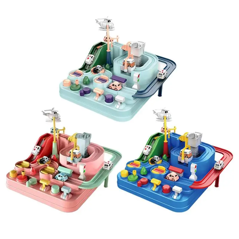 Car Adventure Track Toys Toddler Racing Rail Cars With Buttons Children Educational Toys Brain Game Mechanical Interactive Toys
Car Adventure Track Toys Toddler Racing Rail Cars With Buttons Children Educational Toys Brain Game Mechanical Interactive Toys