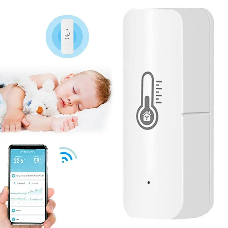 Wi-Fi датчик температуры и влажности беспроводной датчик температуры и влажности с приложением оповещения высокоточный датчик s Синий зубной...
Wi-Fi датчик температуры и влажности беспроводной датчик температуры и влажности с приложением оповещения высокоточный датчик s Синий зубной...