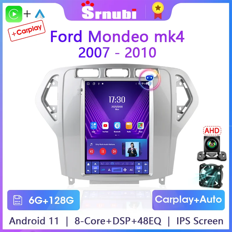 Автомагнитола на Android 11 для Ford Mondeo mk4 Galaxy A/C 2007-2010 мультимедийный видеоплеер навигатор GPS 2Din Тесла стиль Carplay 4G
Автомагнитола на Android 11 для Ford Mondeo mk4 Galaxy A/C 2007-2010 мультимедийный видеоплеер навигатор GPS 2Din Тесла стиль Carplay 4G