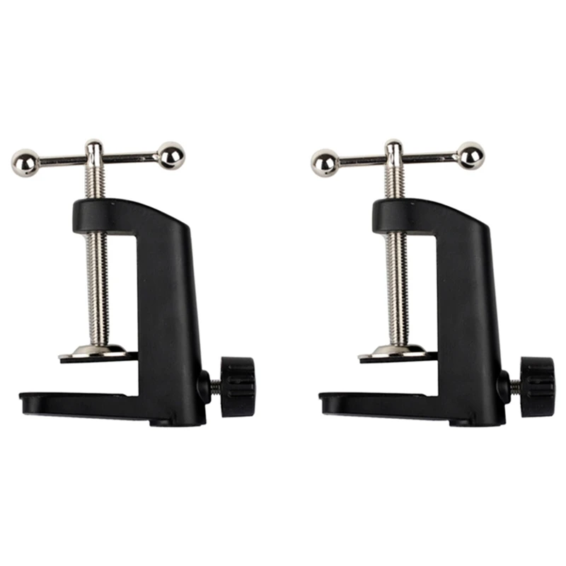 4X Heavy-Duty Metal Table Mounting Clamp For Microphone Suspension Boom Scissor Arm Stand Holder 
4X Heavy-Duty Metal Table Mounting Clamp For Microphone Suspension Boom Scissor Arm Stand Holder