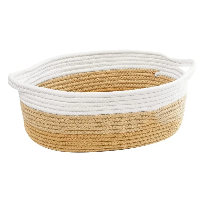 Woven Baskets For Organizing Rope Storage Basket With Handle Cute Cotton Basket For Nursery Dog Toy Storage Bins
Woven Baskets For Organizing Rope Storage Basket With Handle Cute Cotton Basket For Nursery Dog Toy Storage Bins
