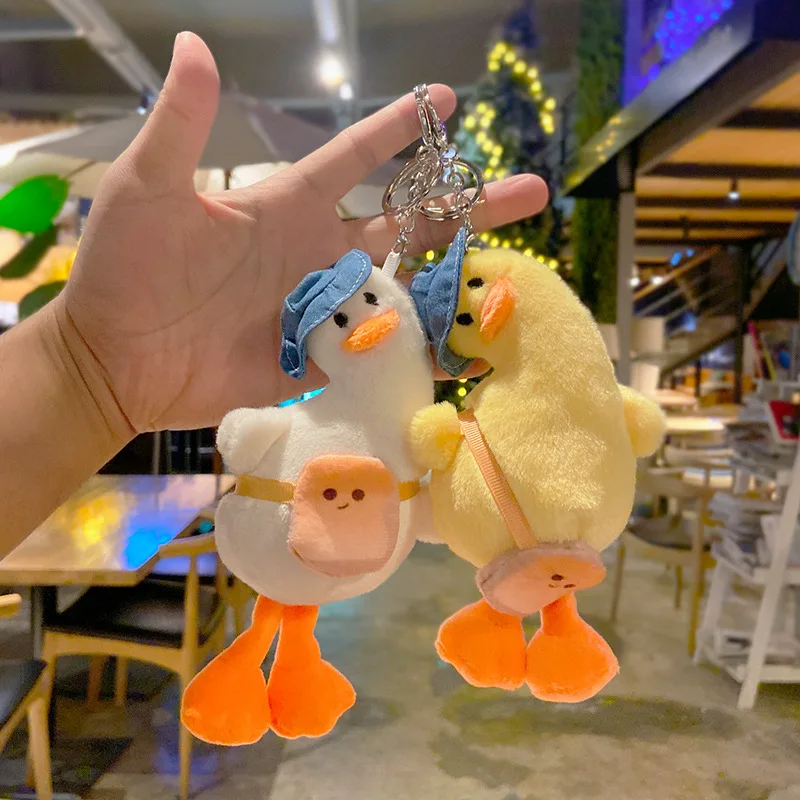 Plush Cute Crooked Duck Keychain Couple Doll Doll Bag Pendant Doll Ins Pendant Keychain Gift for Boys and Girls
Plush Cute Crooked Duck Keychain Couple Doll Doll Bag Pendant Doll Ins Pendant Keychain Gift for Boys and Girls