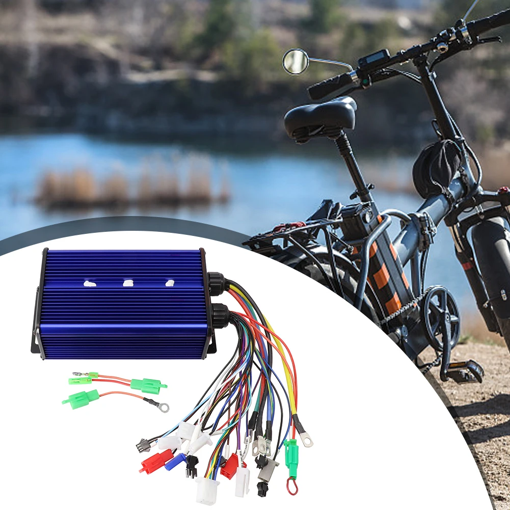 48V/60V/72V 1200W Brushless Hub Motor Controller 50A 18mos Square Wave For E-Bike E-Scooter Electric Bike Accessories
48V/60V/72V 1200W Brushless Hub Motor Controller 50A 18mos Square Wave For E-Bike E-Scooter Electric Bike Accessories
