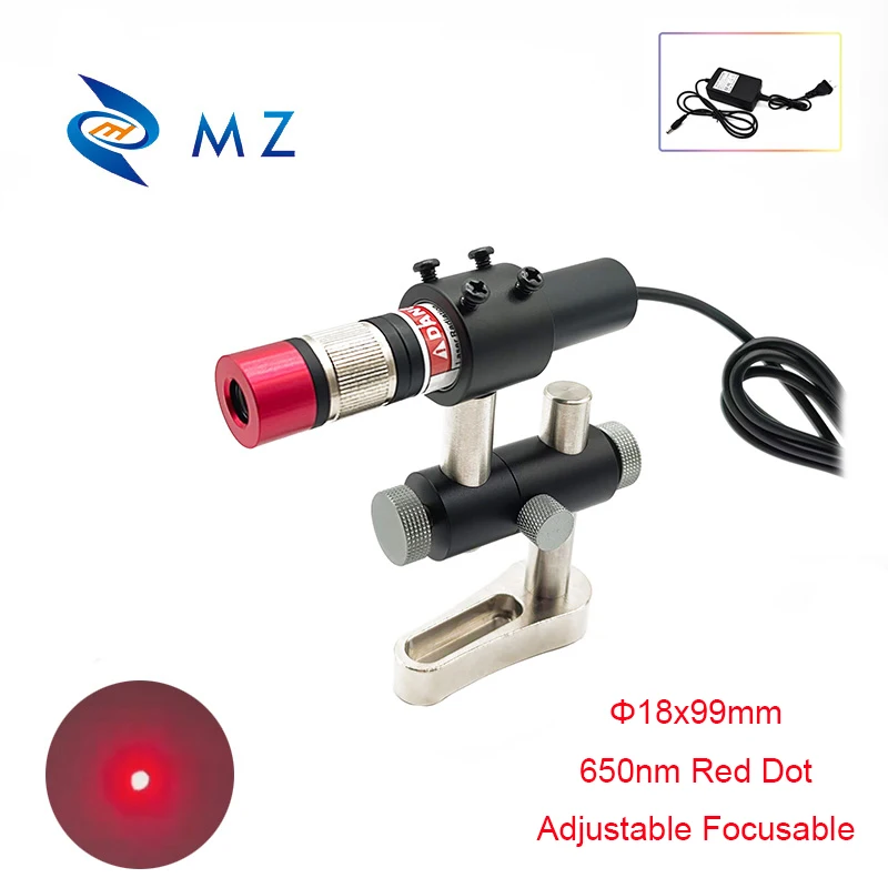 Adjustable Focusable D18mm 650nm 100/200mw Red Dot Laser Diode Module With Bracket + Adapter Industrial Grade
Adjustable Focusable D18mm 650nm 100/200mw Red Dot Laser Diode Module With Bracket + Adapter Industrial Grade
