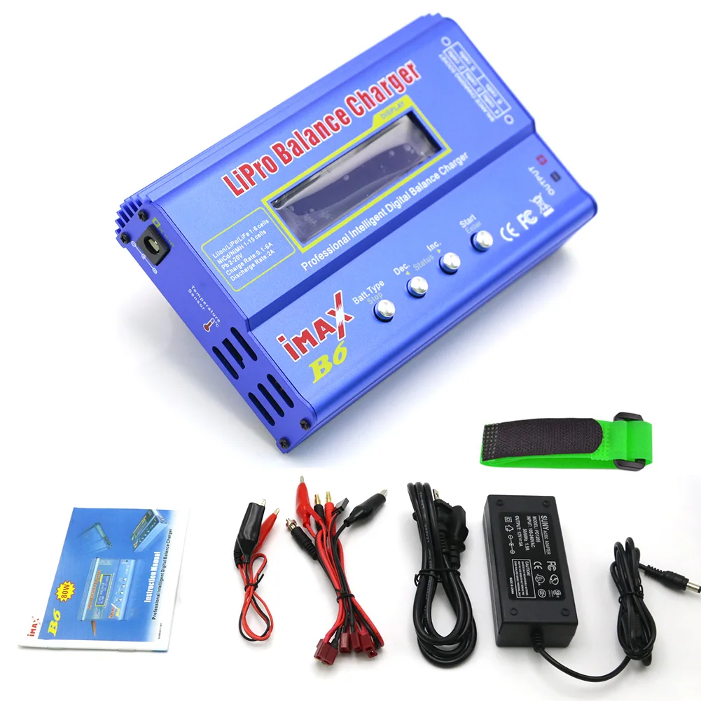 IMAX B6 80W Battery Charger Lipo NiMh Li-ion Ni-Cd Digital Lipro Balance Charger Discharger For Rc Car
IMAX B6 80W Battery Charger Lipo NiMh Li-ion Ni-Cd Digital Lipro Balance Charger Discharger For Rc Car