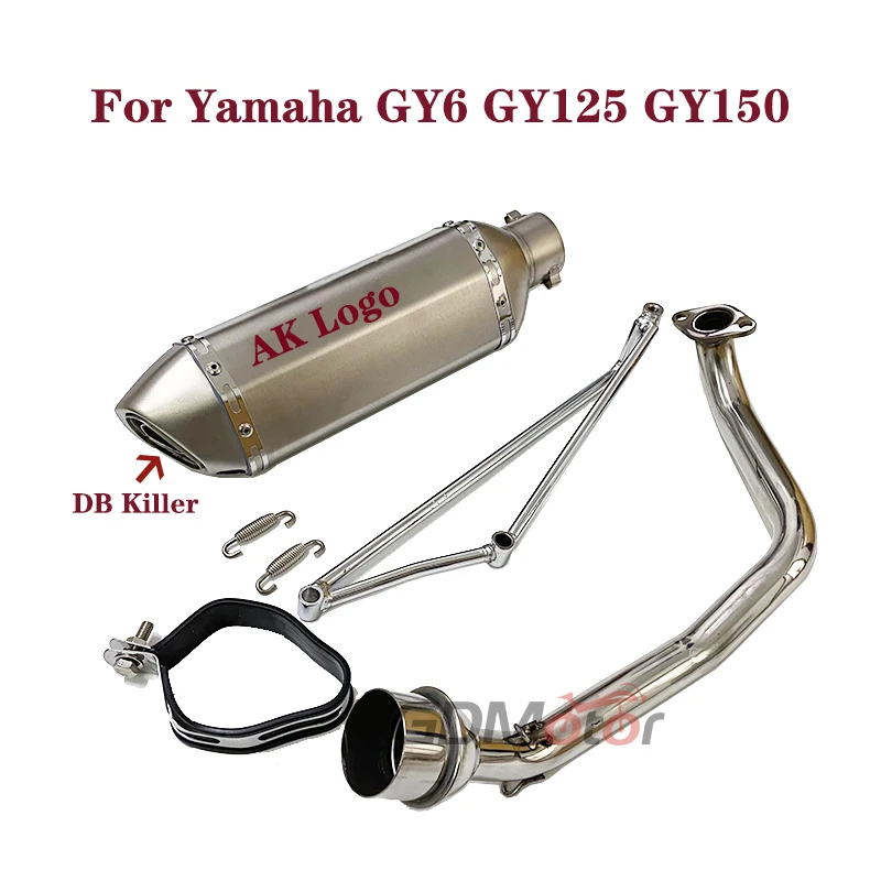 Motorcycle Exhaust Muffler for Yamaha GY6 125 GY6 150 125cc 150CC Full Systems bend pipe exhaust Escape Connect Link Tube pipe
Motorcycle Exhaust Muffler for Yamaha GY6 125 GY6 150 125cc 150CC Full Systems bend pipe exhaust Escape Connect Link Tube pipe