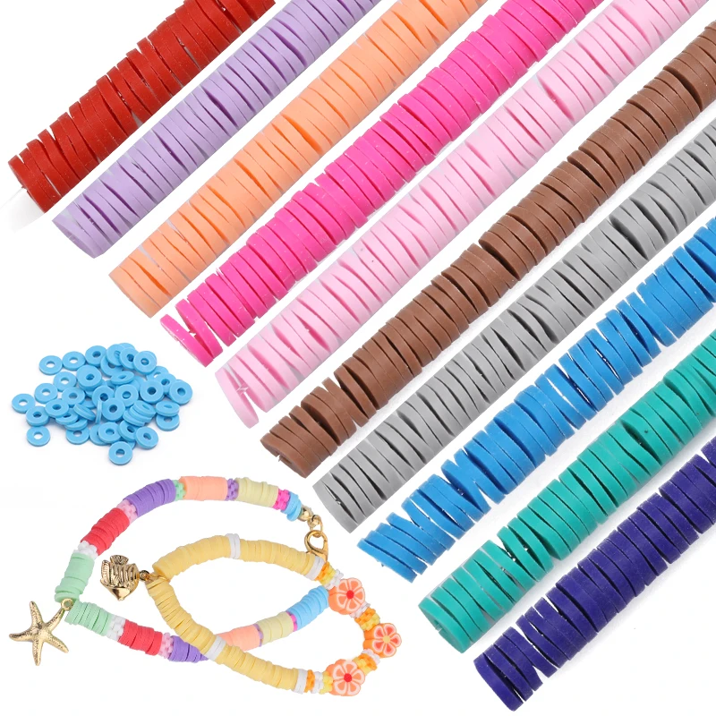 Fenrry 6mm Flat Round Polymer Clay Beads Chip Disk Loose Spacer Handmade Boho Slice Beads for DIY Jewelry Making Bracelets
Fenrry 6mm Flat Round Polymer Clay Beads Chip Disk Loose Spacer Handmade Boho Slice Beads for DIY Jewelry Making Bracelets