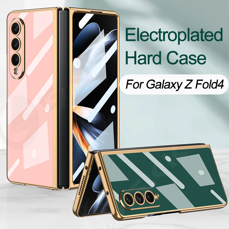 GKK для Galaxy Z Fold 4 5G чехол гальваническое покрытие твердый цвет Защита объектива жесткий чехол для Samsung Galaxy Z Fold4 со стеклянным чехлом
GKK для Galaxy Z Fold 4 5G чехол гальваническое покрытие твердый цвет Защита объектива жесткий чехол для Samsung Galaxy Z Fold4 со стеклянным чехлом