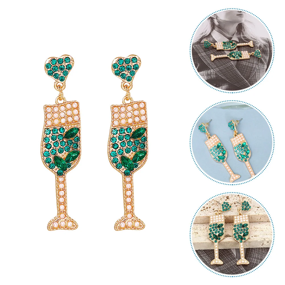 Earringsdanglerhinestone Champagne Bottle Pearl Glass Trendy Drop Galss Crystal Earring Prom Flute Stud Shaped Goblet
Earringsdanglerhinestone Champagne Bottle Pearl Glass Trendy Drop Galss Crystal Earring Prom Flute Stud Shaped Goblet