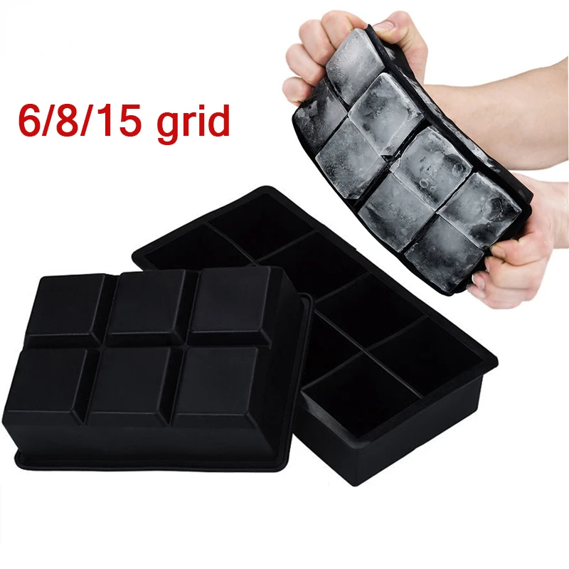 Big Ice Tray Mold Ice Cube Maker Giant Jumbo Large Food Grade Silicone Ice Cube Mould Square Shape Ice Trays Molds For Kitchen
Big Ice Tray Mold Ice Cube Maker Giant Jumbo Large Food Grade Silicone Ice Cube Mould Square Shape Ice Trays Molds For Kitchen