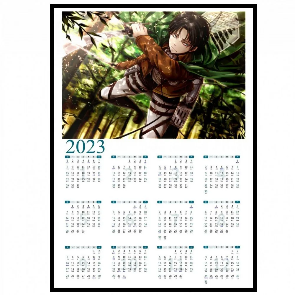 Attack on Titan Posters Japanese Anime White Coated 2023 Calendar Paper Prints Clear Wall Sticker Room Decoration Wallpaper
Attack on Titan Posters Japanese Anime White Coated 2023 Calendar Paper Prints Clear Wall Sticker Room Decoration Wallpaper