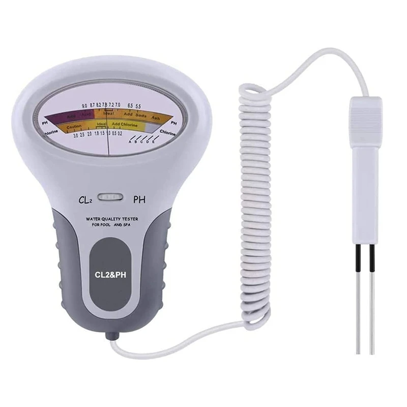 PC102 PH Residual Chlorine Detector Detects Swim Pool/Aquarium Water Quality Screen Displays PH&Residual Chlorine Value
PC102 PH Residual Chlorine Detector Detects Swim Pool/Aquarium Water Quality Screen Displays PH&Residual Chlorine Value