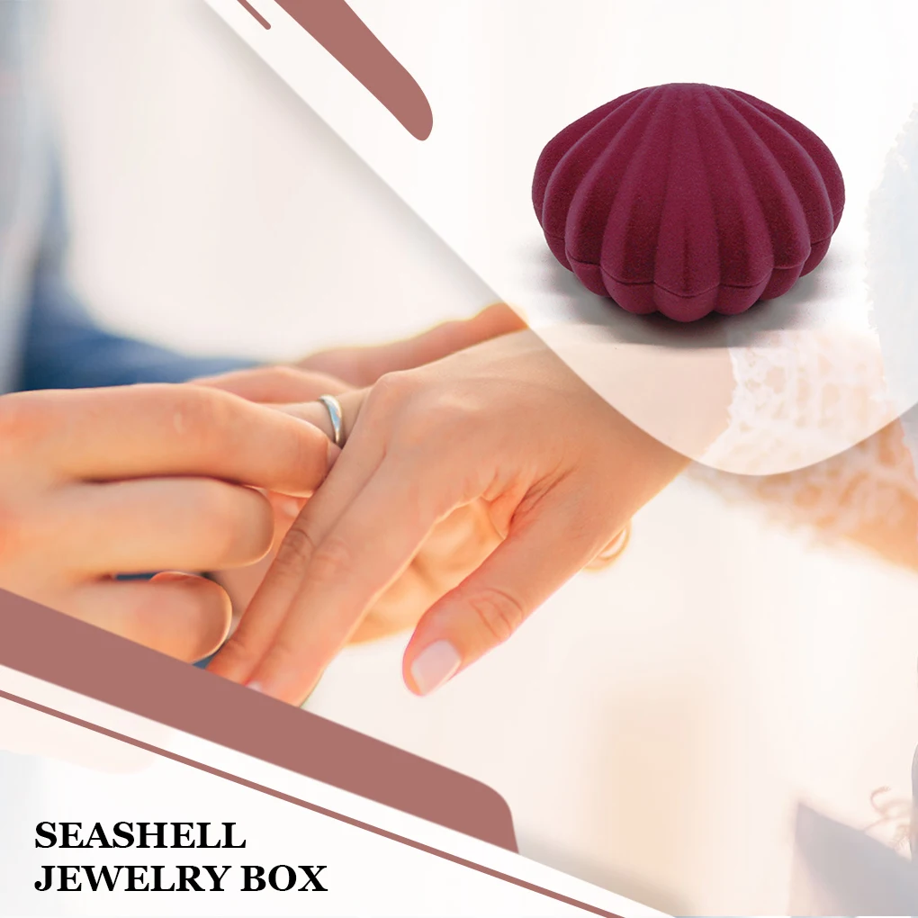 Shell Shape Jewelry Box Surprising Earrings Necklace Ring Case Supplies Boxes Gifts Cases for Proposal Wedding Engagement
Shell Shape Jewelry Box Surprising Earrings Necklace Ring Case Supplies Boxes Gifts Cases for Proposal Wedding Engagement