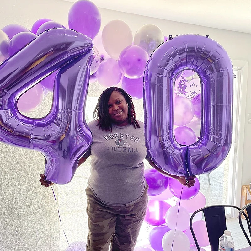 32inch Purple Number Foil Balloon Party Decorations Kids 1st Birthday Party Helium Balloon Set Baby Shower Wedding Air Globos
32inch Purple Number Foil Balloon Party Decorations Kids 1st Birthday Party Helium Balloon Set Baby Shower Wedding Air Globos