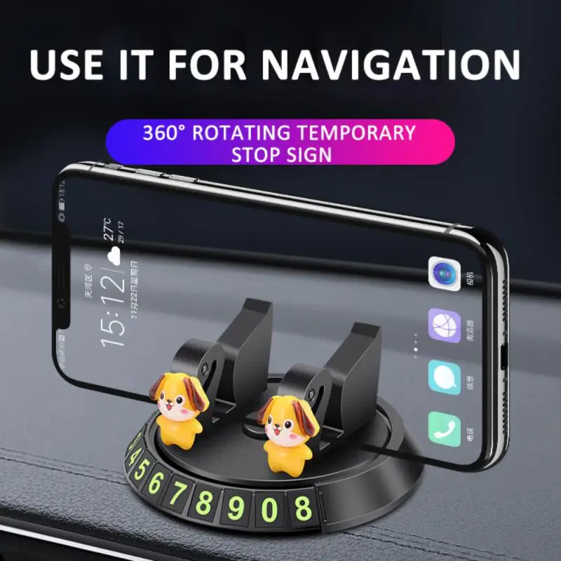 Universal 360-Degree Rotating Fixed Car Phone Multifunctional Parking Sign Phone Support Car Navigation Durable Bracket
Universal 360-Degree Rotating Fixed Car Phone Multifunctional Parking Sign Phone Support Car Navigation Durable Bracket