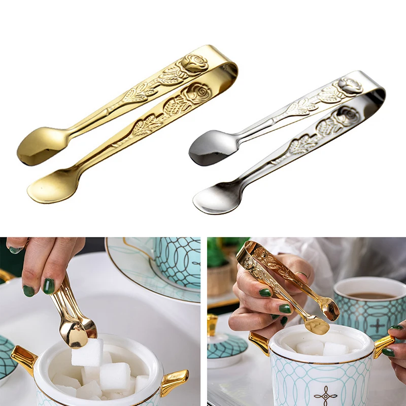 Stainless Steel Ice Tongs Gold Sugar Ice Cube Tongs Mini Clamp Kitchen Food Serving Tongs Clip Tea Party Bar Accessories
Stainless Steel Ice Tongs Gold Sugar Ice Cube Tongs Mini Clamp Kitchen Food Serving Tongs Clip Tea Party Bar Accessories
