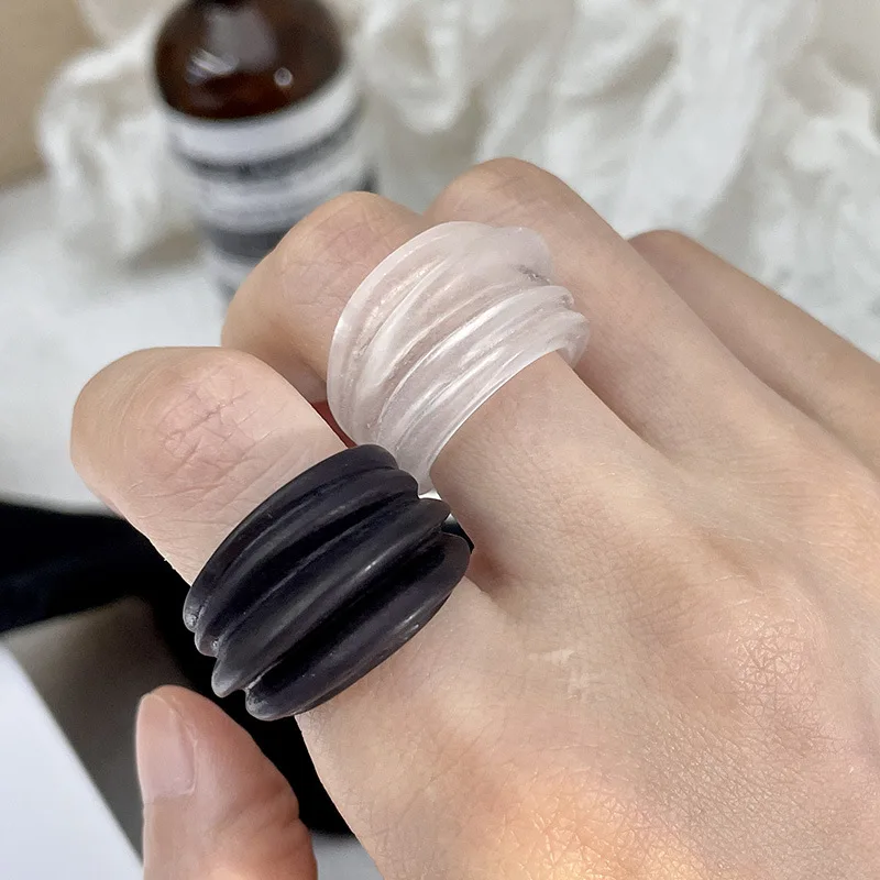 2023 New Fashion Personality Design Multilayer Acrylic Couple Rings for Women Men Charm Adjustable Party Rings Jewelry Girl Gift
2023 New Fashion Personality Design Multilayer Acrylic Couple Rings for Women Men Charm Adjustable Party Rings Jewelry Girl Gift
