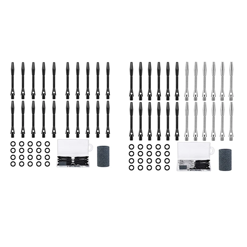 24 Pieces Aluminum Dart Shaft Dart Accessories 1.97 Inches Hard Metal Dart Stems With Rubber O Rings Darts Sharpener
24 Pieces Aluminum Dart Shaft Dart Accessories 1.97 Inches Hard Metal Dart Stems With Rubber O Rings Darts Sharpener