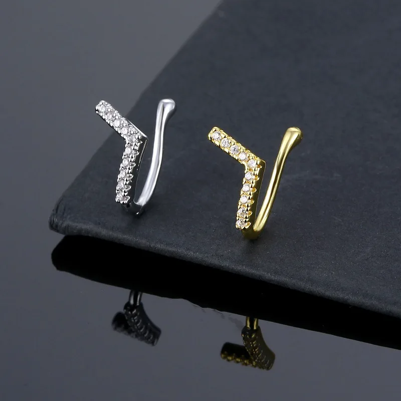 Fashionable new copper non-porous piercing clip nose ring all-match geometric V nose clip jewelry hot sale
Fashionable new copper non-porous piercing clip nose ring all-match geometric V nose clip jewelry hot sale