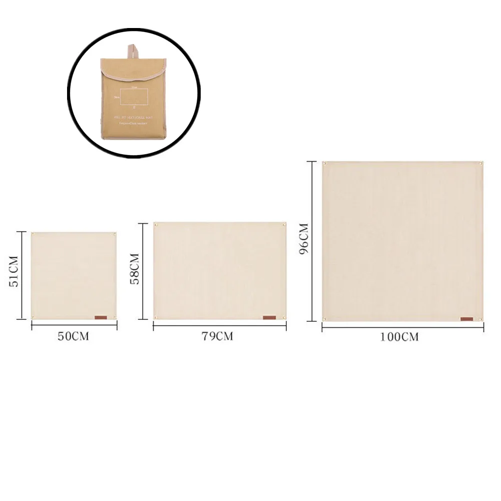 Camping BBQ Fireproof Cloth Ember Mat Fire Pits Protective Lawn Patio Deck Durable Outdoor BBQ Picnic Hiking Party Accessories
Camping BBQ Fireproof Cloth Ember Mat Fire Pits Protective Lawn Patio Deck Durable Outdoor BBQ Picnic Hiking Party Accessories
