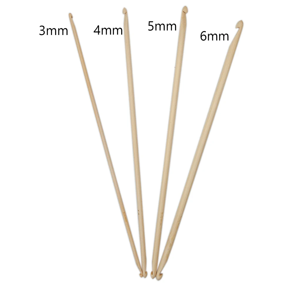 1 Set Of 3 / 4-Piece Double Head Bamboo Handle Crochet Knitting Process Knitting Needle 3-6mm / 4.5-6.5mm Anti Slip Sewing Acces
1 Set Of 3 / 4-Piece Double Head Bamboo Handle Crochet Knitting Process Knitting Needle 3-6mm / 4.5-6.5mm Anti Slip Sewing Acces