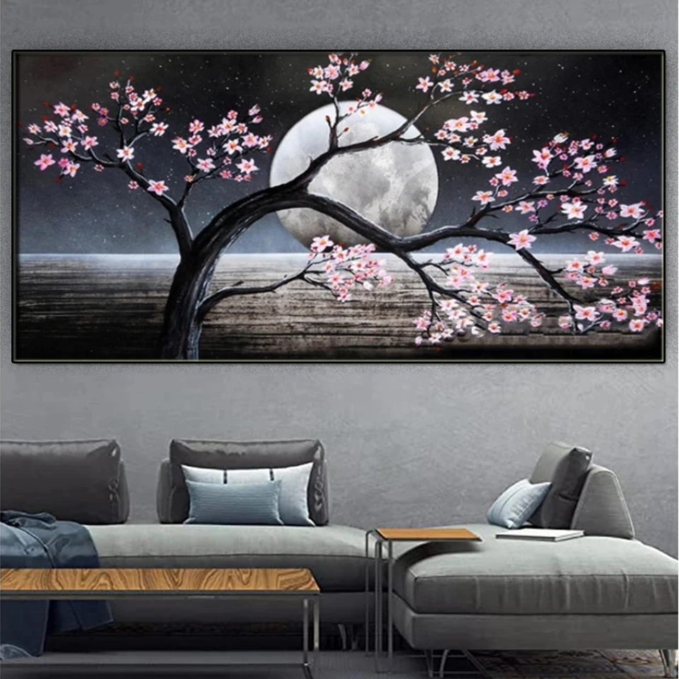 5D Diamond Painting Abstract Landscape Flower Tree Moon Full Drill Mosaic Cross Stitch DIY Diamond Embroidery Art Decor For Home
5D Diamond Painting Abstract Landscape Flower Tree Moon Full Drill Mosaic Cross Stitch DIY Diamond Embroidery Art Decor For Home