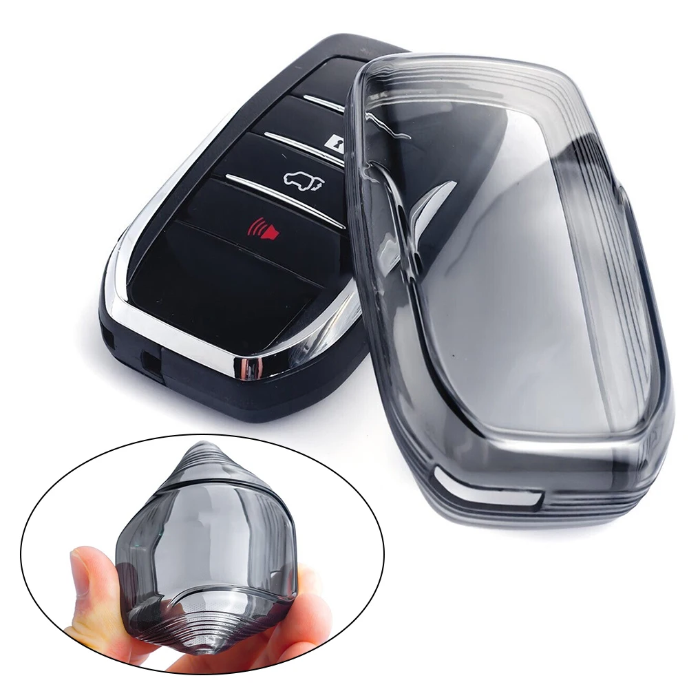 1pc Car Key Fob Black Transparent High-quality Car Interior Key Case Fob Stylish Trim Fit For Toyota For Sienna For Venza
1pc Car Key Fob Black Transparent High-quality Car Interior Key Case Fob Stylish Trim Fit For Toyota For Sienna For Venza