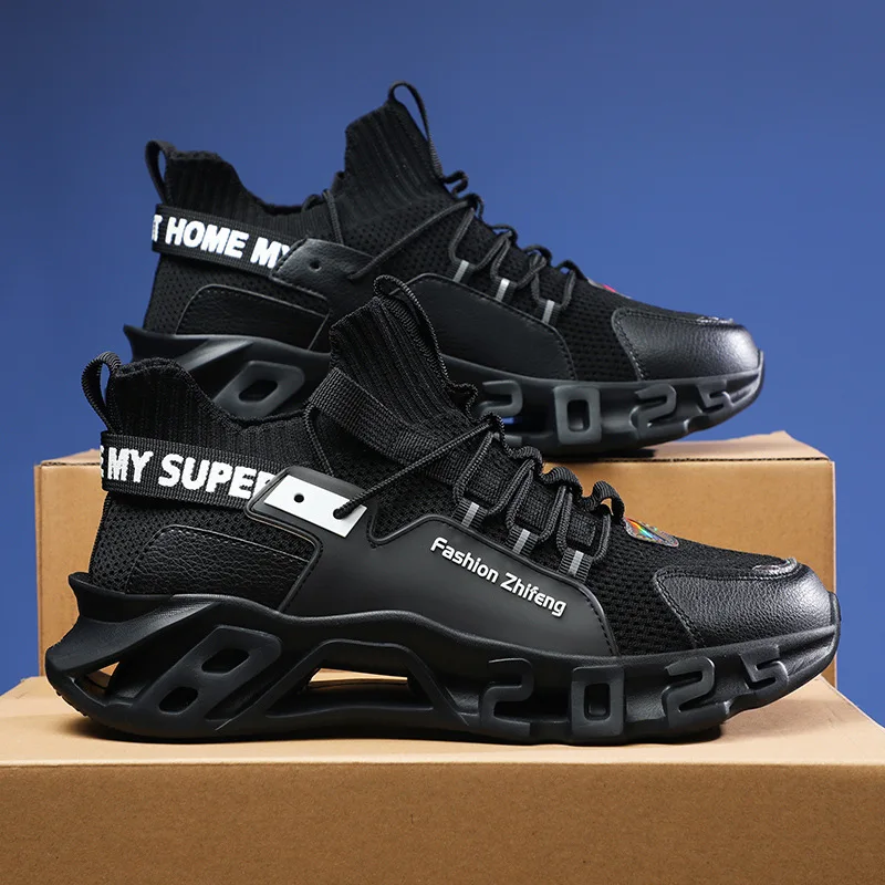 New Men Casual Sneakers Shoes Light Cosy Knitting Mesh Breathable Heighten Buffer Teen Non-Slip Basketball Tennis Sport Running
New Men Casual Sneakers Shoes Light Cosy Knitting Mesh Breathable Heighten Buffer Teen Non-Slip Basketball Tennis Sport Running