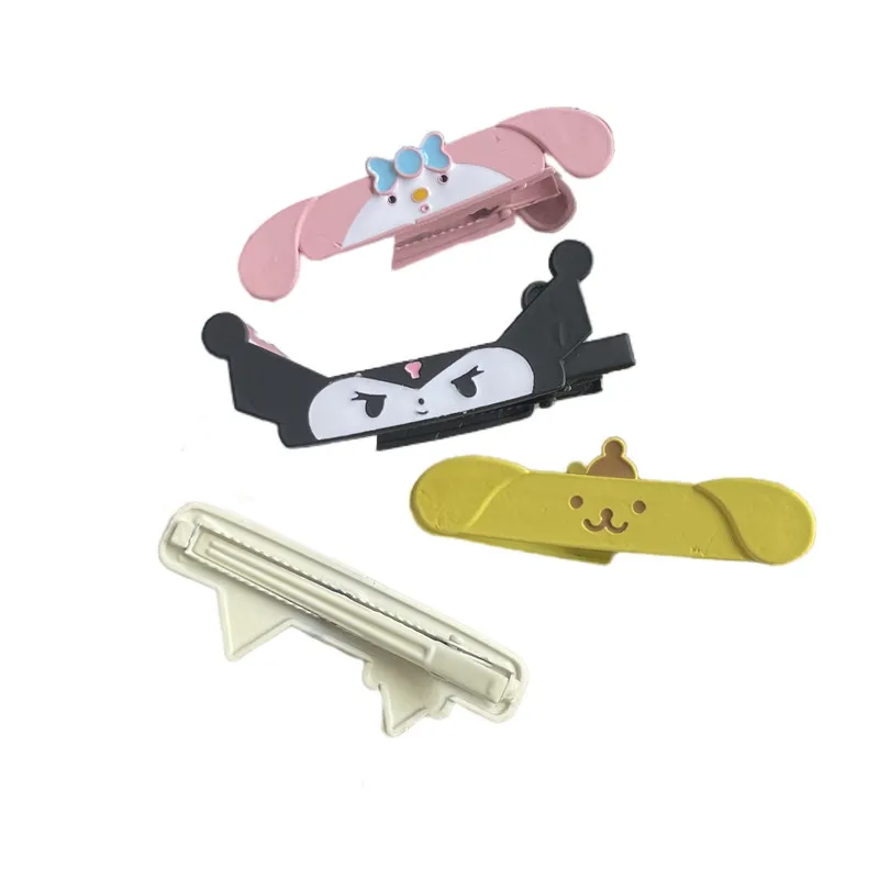 Anime Figure Kuromi My Melody Alloy Material Long Duckbill Clip Cute Cartoon Student Bangs Girl Heart Hair Clip 
Anime Figure Kuromi My Melody Alloy Material Long Duckbill Clip Cute Cartoon Student Bangs Girl Heart Hair Clip