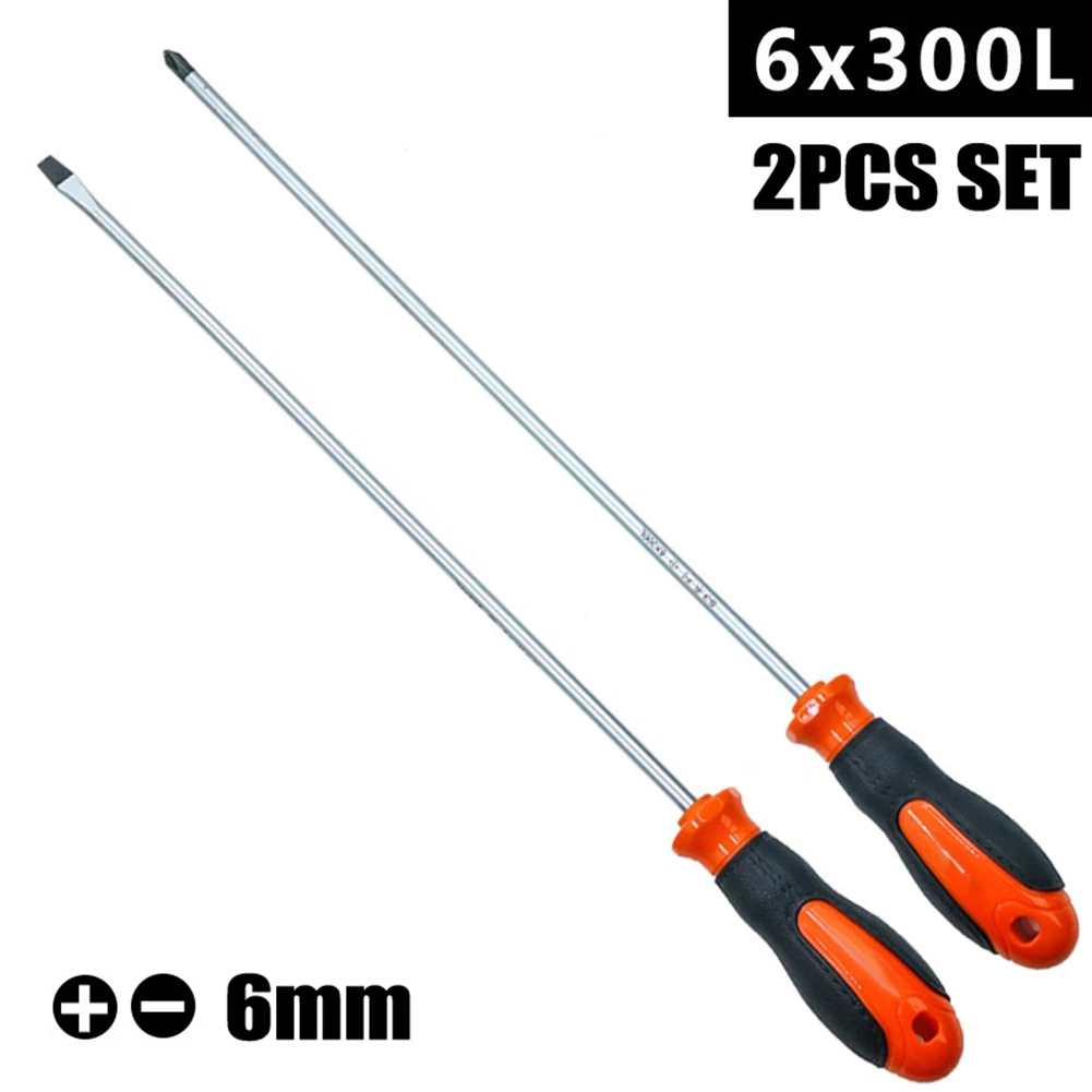 1/2pcs 12Inch Extended Screwdriver Long Slotted Cross Magnetic Screwdriver With Rubber Handle Electric Tools For Electrician
1/2pcs 12Inch Extended Screwdriver Long Slotted Cross Magnetic Screwdriver With Rubber Handle Electric Tools For Electrician