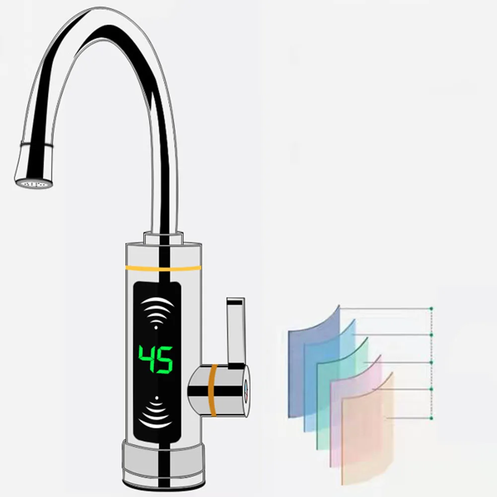 Instant Electric Water Heater Faucet 360° Swivel Attachments Accurate Temperature Display Long Lasting Performance!
Instant Electric Water Heater Faucet 360° Swivel Attachments Accurate Temperature Display Long Lasting Performance!