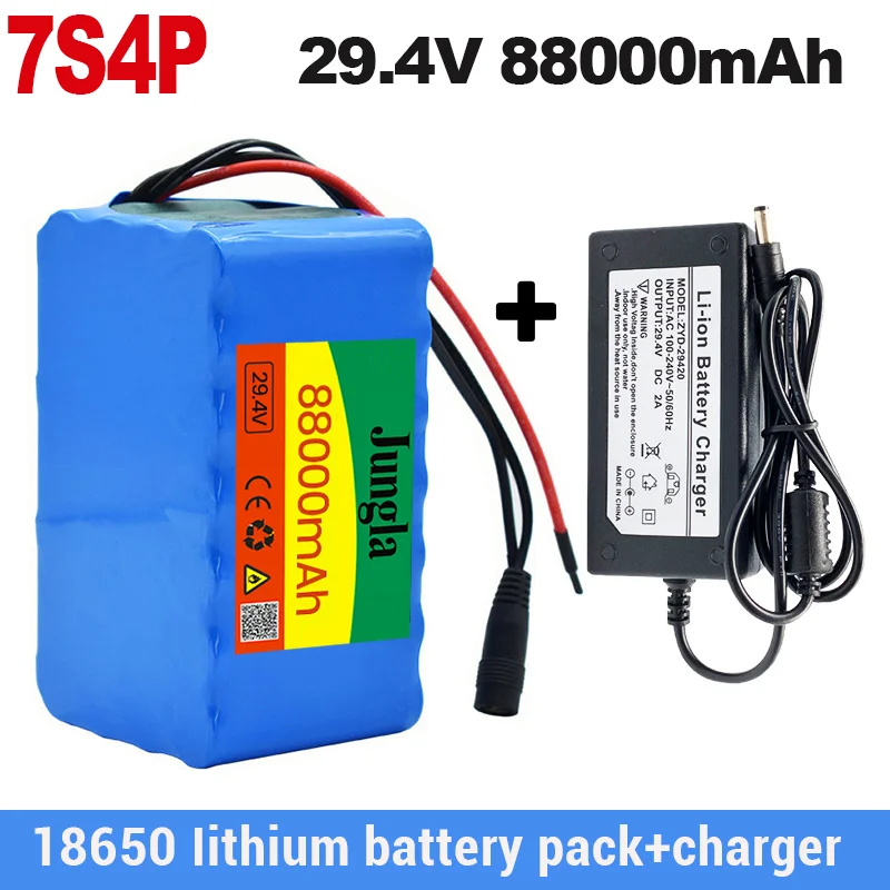 Super new 7S4P 24V 88Ah 29.4V for Lithium-ion battery pack Built-in BMS electric bike unicycle scooter wheelchair motor+charger
Super new 7S4P 24V 88Ah 29.4V for Lithium-ion battery pack Built-in BMS electric bike unicycle scooter wheelchair motor+charger