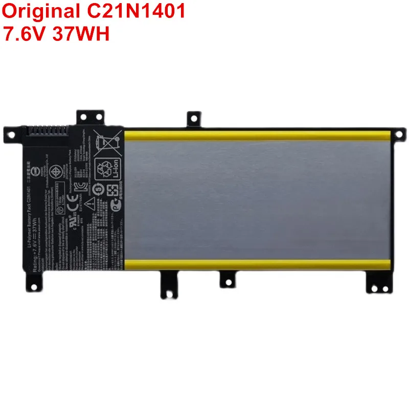 Xichen New Original Laptop Battery C21N1401 For Asus X455L X455LA X455LD X455LJ A556U Y483L Y483LD A401 X455/LF 7.6V 37WH
Xichen New Original Laptop Battery C21N1401 For Asus X455L X455LA X455LD X455LJ A556U Y483L Y483LD A401 X455/LF 7.6V 37WH