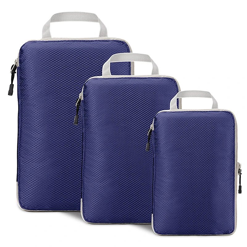 

Дорожные водонепроницаемые сумки для хранения, компрессионные упаковочные Кубы, дорожный складной чемодан, нейлоновый портативный чемодан с ручкой, органайзер для багажа