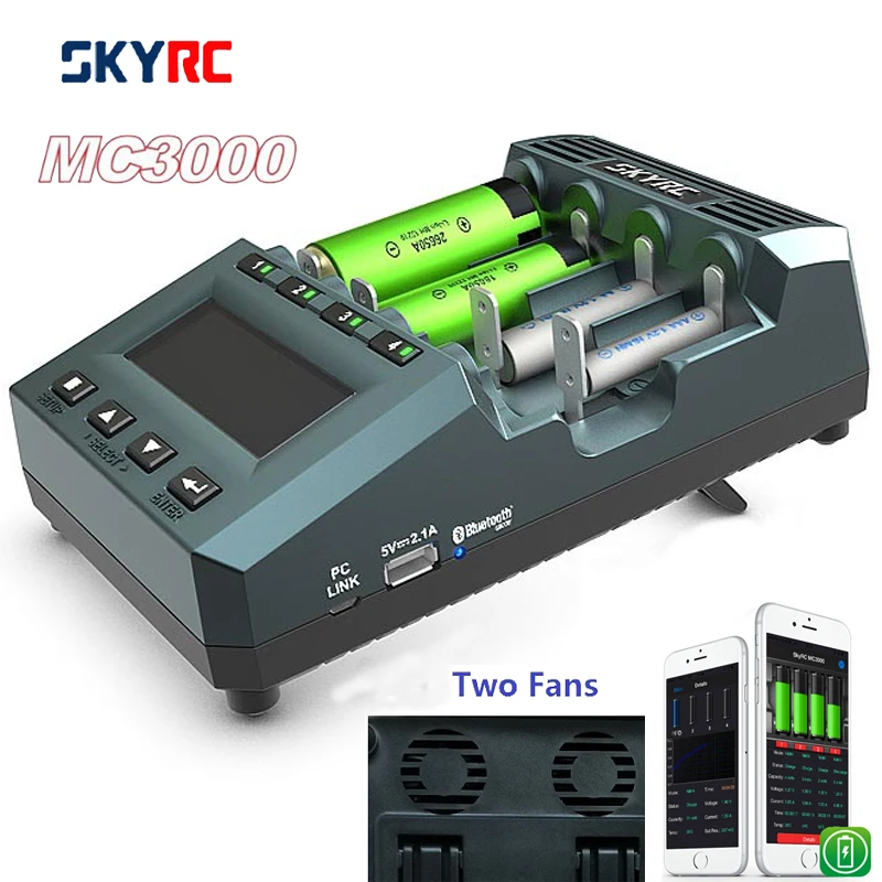 SKYRC MC3000 Battery Charger Analyzer Discharger for LiFePO4 AAA 26650 AAAA Ni-Zn AA Cylindrical Battery Charger PC APP Control
SKYRC MC3000 Battery Charger Analyzer Discharger for LiFePO4 AAA 26650 AAAA Ni-Zn AA Cylindrical Battery Charger PC APP Control